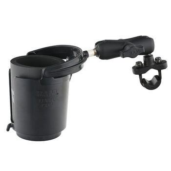 RAM-B-132-1RU:RAM-B-132-1RU_1:RAM Level Cup 16oz Drink Holder with U-Bolt Base - 1" - 1.25" Rails