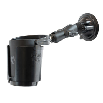 RAM-B-132SU:RAM-B-132SU_1:RAM Level Cup™ 16oz Drink Holder with RAM Twist-Lock™ Suction Cup