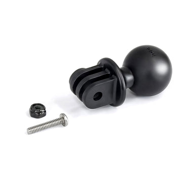 RAM-B-138-C-GOP1:RAM-B-138-C-GOP1_3:RAM Drill-Down Mount with Double Socket Arm with Action Camera Adapter