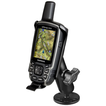 RAM-B-138-GA41U:RAM-B-138-GA41U_1:RAM Drill-Down Mount for Garmin GPSMAP 62 & 64 Series - Aluminum