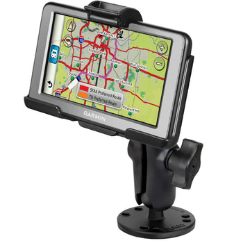 RAM-B-138-GA43U:RAM-B-138-GA43U_1:RAM EZ-Roll'r™ Drill-Down Mount for Garmin dezl™ 560LMT & 560LT