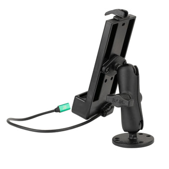 RAM-B-138-GDS-DOCK-V1CPU:RAM-B-138-GDS-DOCK-V1CPU_3:GDS Powered USB Type-C Phone Dock with Drill-Down Double Ball Mount
