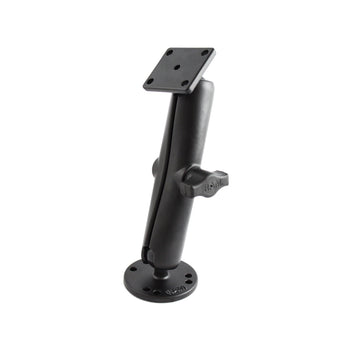 RAM-B-139U-C:RAM-B-139U-C_1:RAM Drill-Down Double Ball Mount with Rectangle AMPS Plate - Long