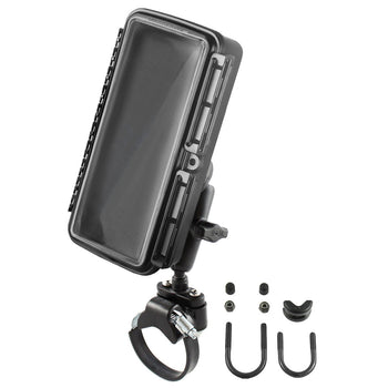 RAM-B-149Z-2-AQ1:RAM-B-149Z-2-AQ1_2:RAM Aqua Box ATV/UTV Rail Mount for Large Devices