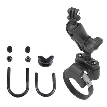 RAM-B-149Z-2-GOP1U:RAM-B-149Z-2-GOP1U_3:RAM ATV/UTV Handlebar U-Bolt Mount with Action Camera Adapter
