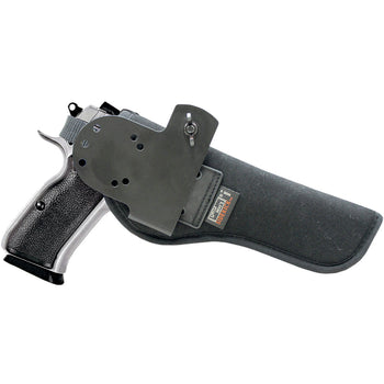 RAM-B-149Z-2-GUN1U:RAM-B-149Z-2-GUN1U_3:RAM ATV/UTV Double Ball Rail Mount with Gun Holster Clip