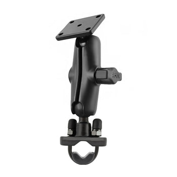 RAM-B-149Z-347U:RAM-B-149Z-347U_1:RAM Handlebar U-Bolt Double Ball Mount with AMPS Hole Pattern