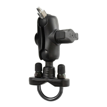RAM-B-149Z-A-237U:RAM-B-149Z-A-237U_1:RAM U-Bolt Double Ball Mount with 1/4"-20 Threaded Stud - B Size Short