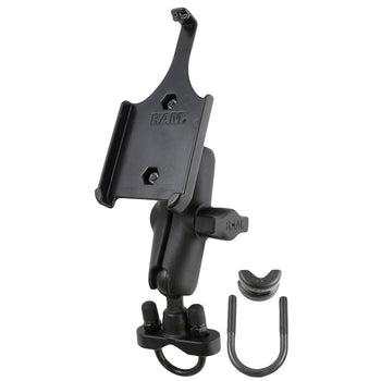 RAM-B-149Z-AP11:RAM-B-149Z-AP11_1:RAM Handlebar U-Bolt Double Ball Mount for Apple iPhone 5 & 5s