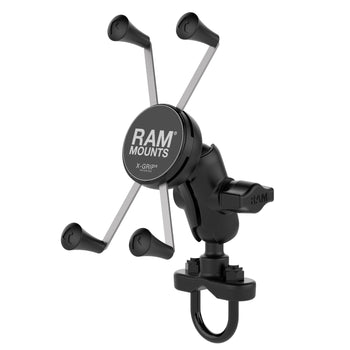 RAM-B-149Z-A-UN10U:RAM-B-149Z-A-UN10U_2:RAM X-Grip Large Phone Mount with Handlebar U-Bolt Base - Short