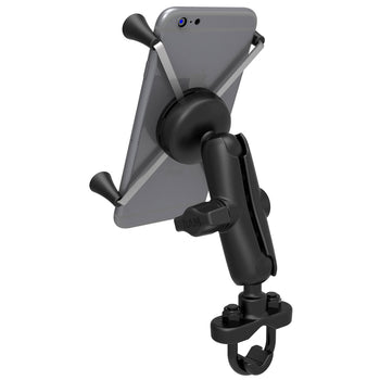 RAM-B-149Z-A-UN10U:RAM-B-149Z-A-UN10U_4:RAM X-Grip Large Phone Mount with Handlebar U-Bolt Base - Short