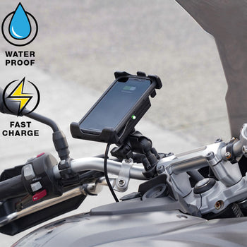 RAM-B-149Z-A-UN14W-V7M-1:RAM-B-149Z-A-UN14W-V7M-1_6:RAM Quick-Grip™ 15W Waterproof Wireless Charging Handlebar Mount