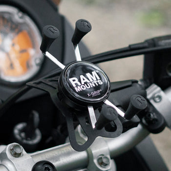 RAM-B-149Z-A-UN7U:RAM-B-149Z-A-UN7U_4:RAM X-Grip Phone Mount with Handlebar U-Bolt Base - Short