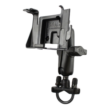 RAM-B-149Z-GA21U:RAM-B-149Z-GA21U_1:RAM Handlebar U-Bolt Double Ball Mount for Garmin nuvi 300 Series