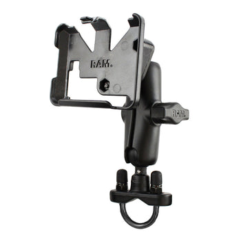RAM-B-149Z-GA24U:RAM-B-149Z-GA24U_1:RAM Handlebar U-Bolt Double Ball Mount for Garmin nuvi 200 + More