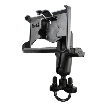 RAM-B-149Z-GA26U:RAM-B-149Z-GA26U_1:RAM Handlebar U-Bolt Double Ball Mount for Garmin nuvi 700 Series