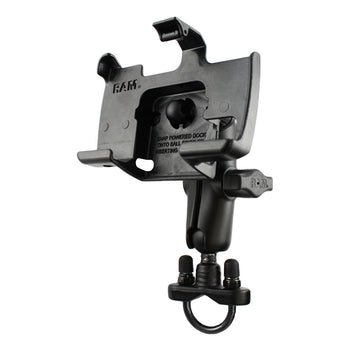 RAM-B-149Z-GA30U:RAM-B-149Z-GA30U_1:RAM Handlebar U-Bolt Double Ball Mount for Garmin nuvi 800 Series