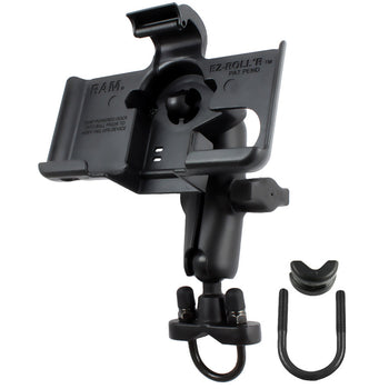 RAM-B-149Z-GA43U:RAM-B-149Z-GA43U_2:RAM Handlebar U-Bolt Double Ball Mount for Garmin dezl™ 560LMT & 560LT