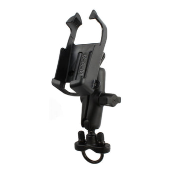 RAM-B-149Z-GA5U:RAM-B-149Z-GA5U_1:RAM Handlebar U-Bolt Double Ball Mount for Garmin eTrex Venture + More