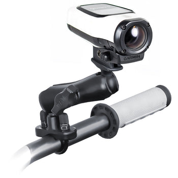 RAM-B-149Z-GA63U:RAM-B-149Z-GA63U_1:RAM Handlebar U-Bolt Double Ball Mount for Garmin VIRB™ Camera Adapter