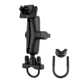 RAM-B-149Z-LO11-NAV1:RAM-B-149Z-LO11-NAV1_1:RAM Handlebar U-Bolt Double Ball Mount for Lowrance Elite-5 + More