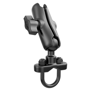 RAM-B-149Z-QU1U:RAM-B-149Z-QU1U_1:RAM Handlebar U-Bolt Base with Double Socket Arm