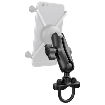 RAM-B-149Z-QU1U:RAM-B-149Z-QU1U_3:RAM Handlebar U-Bolt Base with Double Socket Arm