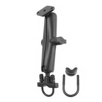 RAM-B-149ZU-C:RAM-B-149ZU-C_1:RAM Handlebar U-Bolt Double Ball Mount - B Size Long