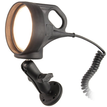RAM-B-152-339:RAM-B-152-339_1:RAM Magnetic Double Ball Mount with LED Spotlight