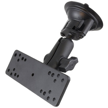 RAM-B-166-111U:RAM-B-166-111U_1:RAM Twist-Lock™ Suction Cup Mount with Electronics Plate - Medium