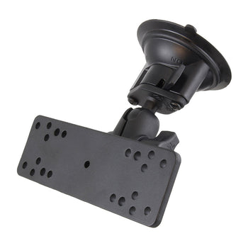RAM-B-166-A-111U:RAM-B-166-A-111U_1:RAM Twist-Lock™ Suction Cup Mount with Electronics Plate - Short