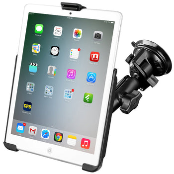 RAM-B-166-AP14U:RAM-B-166-AP14U_1:RAM EZ-Roll'r™ for iPad mini 1-3 with RAM Twist-Lock™ Suction Cup
