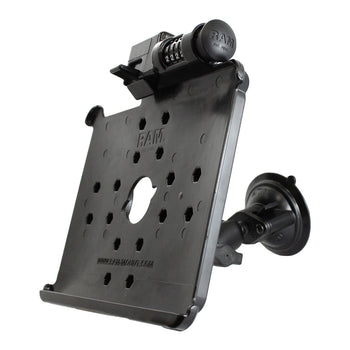 RAM-B-166-AP8LU:RAM-B-166-AP8LU_1:RAM Latch-N-Lock™ with RAM Twist-Lock™ Suction Cup for iPad Gen 1-2
