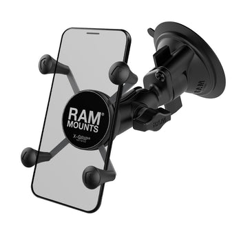 RAM-B-166-A-UN7U:RAM-B-166-A-UN7U_1:RAM X-Grip Phone Mount with Twist-Lock™ Suction Cup
