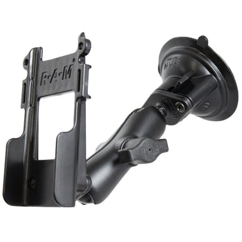 RAM-B-166-BC1:RAM-B-166-BC1_1:RAM Twist-Lock™ Suction Cup Mount with Universal Belt Clip Holder
