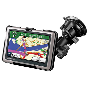 RAM-B-166-GA35U:RAM-B-166-GA35U_1:RAM Twist-Lock™ Suction Cup Mount for Garmin nuvi 1440, 1490T + More