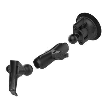 RAM-B-166-GA76U:RAM-B-166-GA76U_3:RAM Twist-Lock™ Suction Cup Mount with Garmin Spine Clip Holder