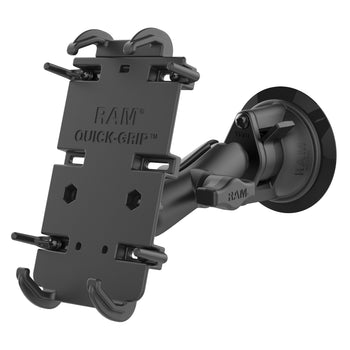 RAM-B-166-PD4U:RAM-B-166-PD4U_1:RAM Quick-Grip™ XL Phone Mount with Twist-Lock™ Suction Cup - Medium
