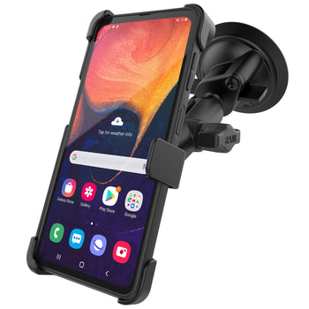RAM-B-166-SAM59U:RAM-B-166-SAM59U_1:RAM EZ-Roll'r™ Suction Cup Mount for Samsung XCover Pro