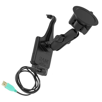 RAM-B-166-SAM9PU:RAM-B-166-SAM9PU_3:RAM EZ-Roll'r™ Powered Suction Cup Mount for Samsung XCover Pro