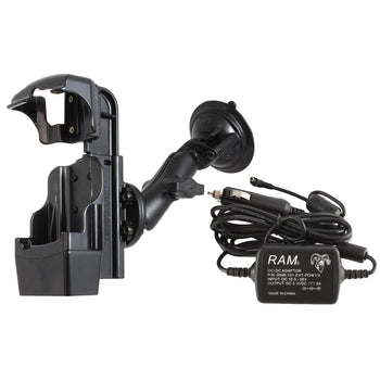 RAM-B-166-SYM3PAECU:RAM-B-166-SYM3PAECU_1:RAM Twist-Lock™ Suction Cup Mount with Dock for Motorola MC67 + More