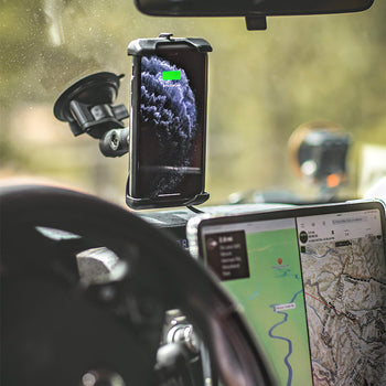 RAM-B-166-UN14W-1:RAM-B-166-UN14W-1_7:RAM Quick-Grip™ 15W Waterproof Wireless Charging Suction Cup Mount