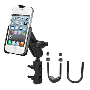 RAM-B-174-AP11:RAM-B-174-AP11_1:RAM Motorcycle Brake/Clutch Reservoir Mount for Apple iPhone 5 & 5s