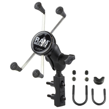 RAM-B-174-A-UN10U:RAM-B-174-A-UN10U_2:RAM X-Grip Large Phone Mount with Brake/Clutch Reservoir Base - Short