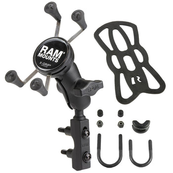 RAM-B-174-A-UN7U:RAM-B-174-A-UN7U_2:RAM X-Grip Phone Mount with Brake/Clutch Reservoir Base - Short