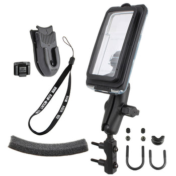 RAM-B-174-AQ7-2-I5C:RAM-B-174-AQ7-2-I5C_1:RAM Aqua Box Pro 20 for iPhone 5 with Brake/Clutch Reservoir Mount