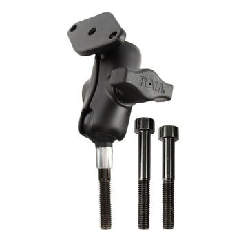 RAM-B-186U-A:RAM-B-186U-A_1:RAM Motorcycle Handlebar Clamp Mount with M8 Bolts - Short