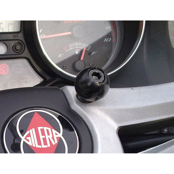 RAM-B-186U-A:RAM-B-186U-A_2:RAM Motorcycle Handlebar Clamp Mount with M8 Bolts - Short