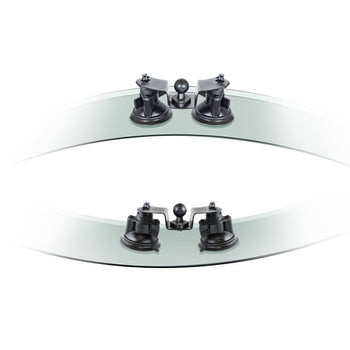 RAM-B-189B-PIV1U:RAM-B-189B-PIV1U_3:RAM Twist-Lock™ Dual Pivot Suction Cup Base with Ball