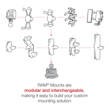 RAM-B-224-1U:RAM-B-224-1U_5:RAM Twist-Lock™ Suction Cup Base with Ball